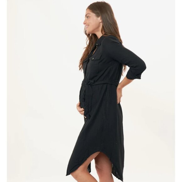 Bae the Label maternity nursing shirt dress - pink stone - Bae size xxs - Picture 9 of 9